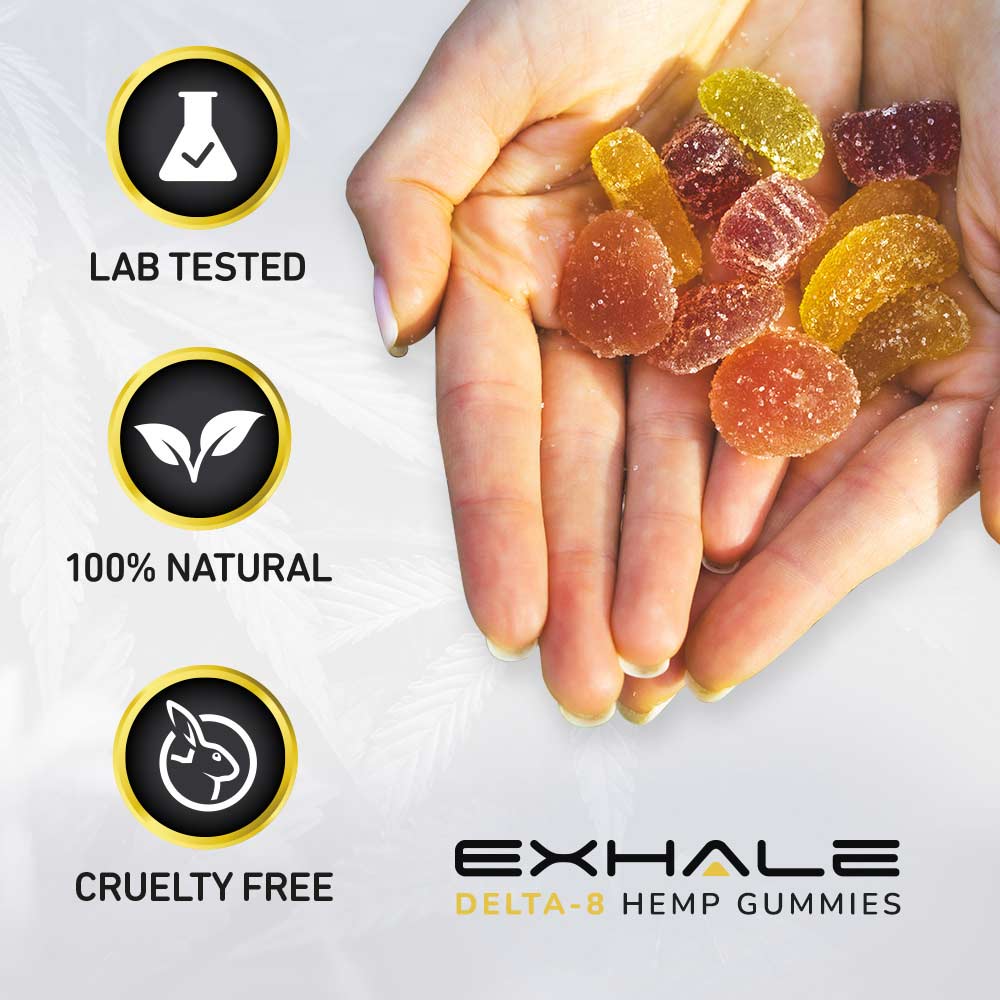 Edibles-Exhale Delta 8 Gummies-750 mg